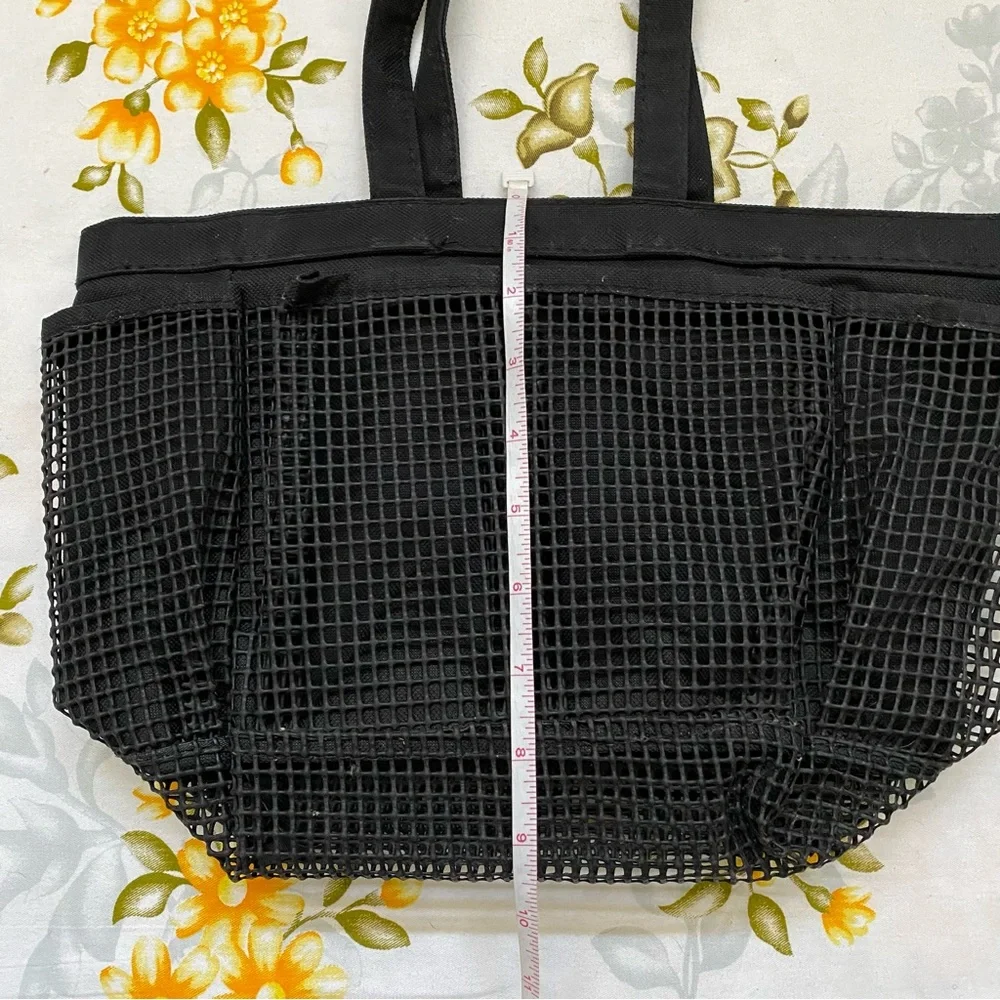 Black Mesh Shower Caddy